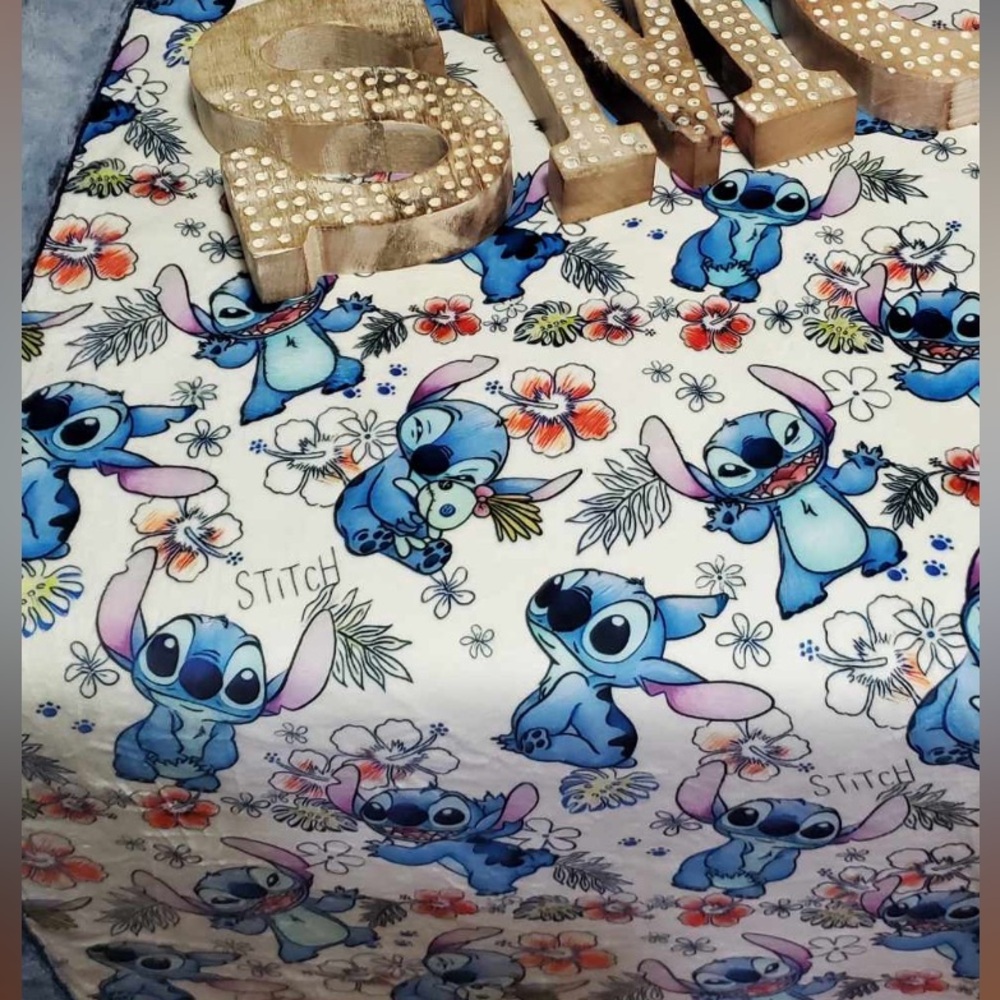 high quality sydney stitch minky blanket throw